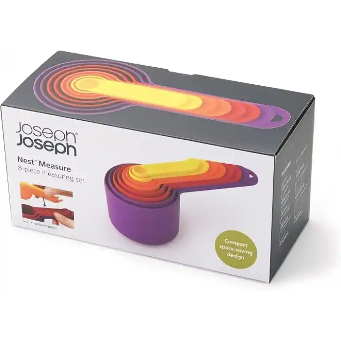 Joseph Joseph 40019 Nest Measure Ölçü Kabı Seti, Çok Renkli