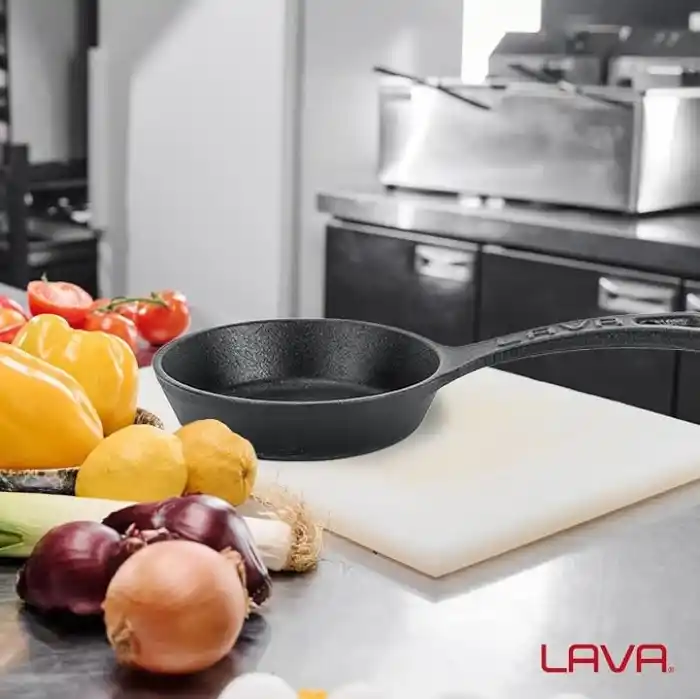 Lava Döküm Mini Yuvarlak Saplı Çap 12 Tava