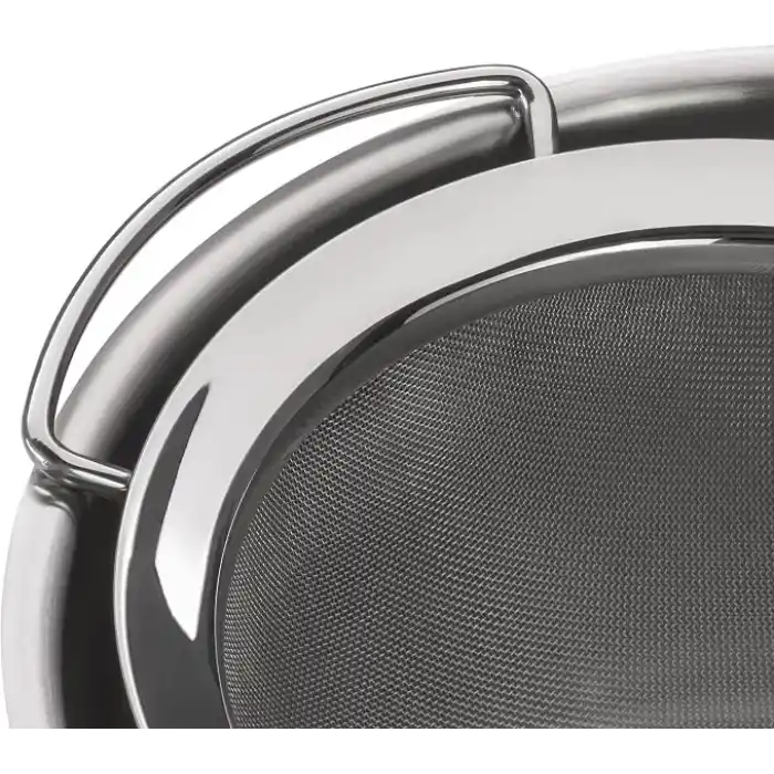 WMF Profi Plus İnce Tel Süzgeç, 12 cm, Cromargan® Yüksek Kaliteli Yarı Mat Paslanmaz Çelik, Bulaşık Makinesinde Yıkanabilir