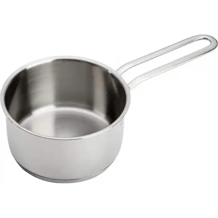 WMF Mini Sos Tenceresi, 14 cm, 0,9 L, Kapaksız, İndüksiyon Uyumlu, Cromargan® Yüksek Kaliteli Paslanmaz Çelik, Üst Üste Saklanabilir