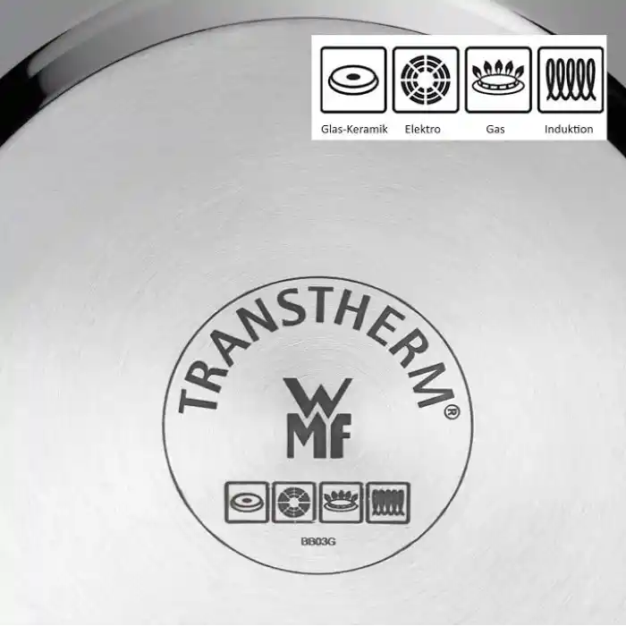 WMF Mini Sos Tenceresi, 14 cm, 0,9 L, Kapaksız, İndüksiyon Uyumlu, Cromargan® Yüksek Kaliteli Paslanmaz Çelik, Üst Üste Saklanabilir