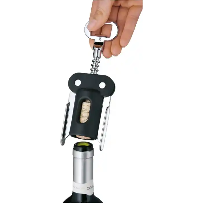WMF Clever&More Tirbuşon, 20 cm, Şarap ve Prosecco Şişe Açacağı, Kapsül Kesicili Şarap Açacağı