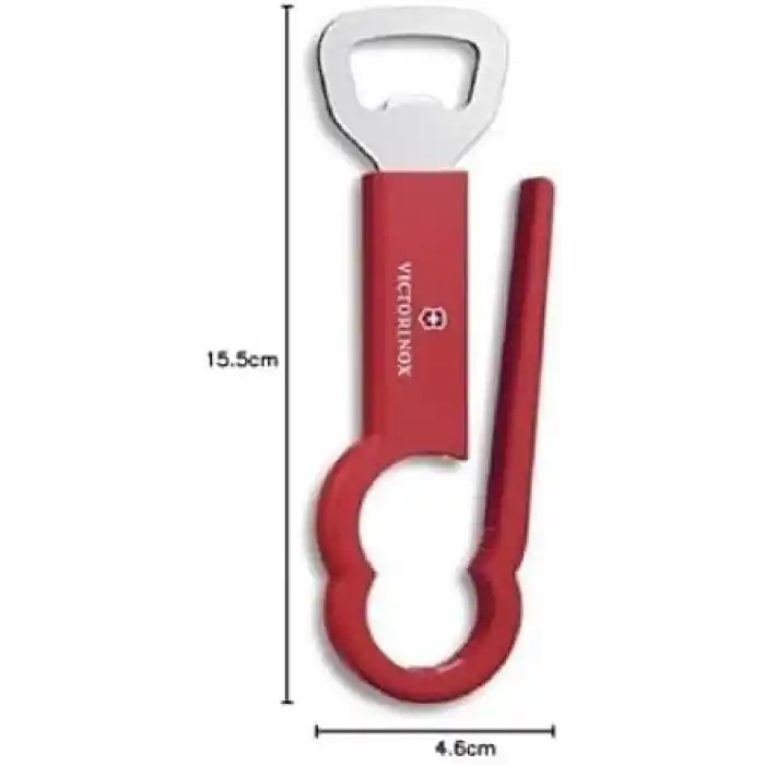 Victorinox PET şişe açacağı, paslanmaz, paslanmaz çelik, kırmızı