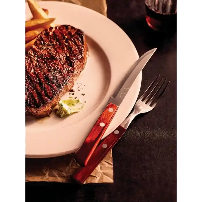 Tramontina Churrasco 21198/715 Biftek-Steak Bıçağı (6lı Blister)