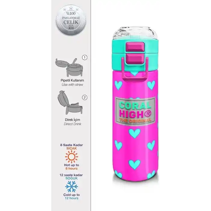 Coral High Çelik Termos (500 ml)