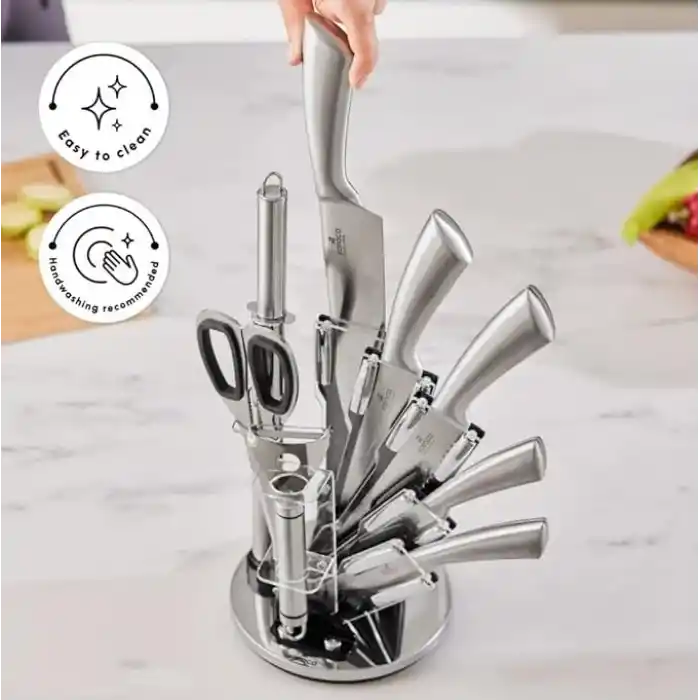 KARACA Meister Palm 9 Parça Çelik Bıçak Seti