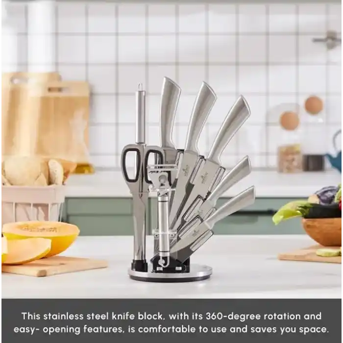 KARACA Meister Palm 9 Parça Çelik Bıçak Seti
