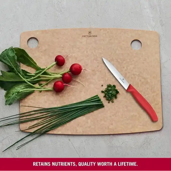 Victorinox 6.7701.C1 Swiss Classic 10cm Düz Soyma Bıçağı, Kırmızı