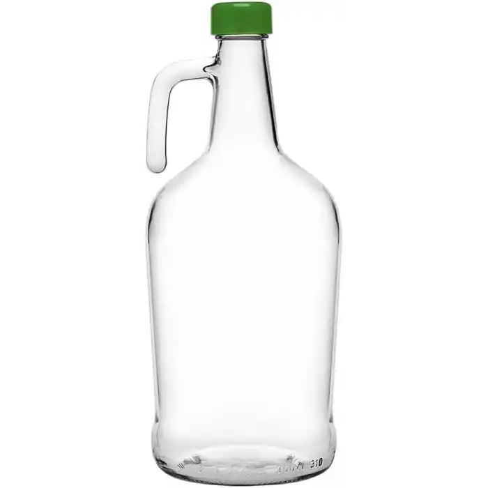 PAŞABAHÇE Galon Şişe 3 Litre, Plastik Kapak, Sarı 2003C Yeşil 2307C