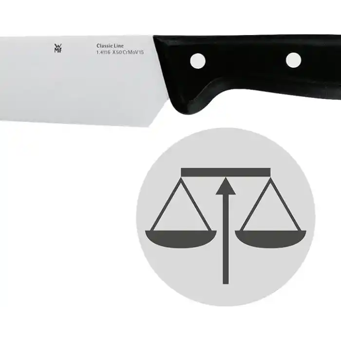 WMF Classic Line Ekmek Bıçağı, 34 cm, 21 cm Tırtıklı Bıçak Ağzı, Özel Bıçak Çeliği, Ergonomik Plastik Sap
