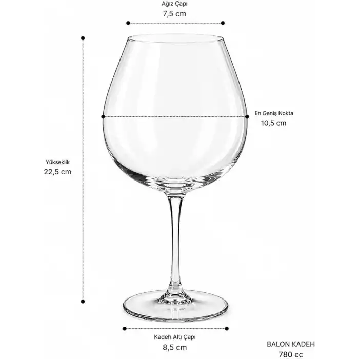 Paşabahçe Enoteca Şarap Kadehi 780 cc