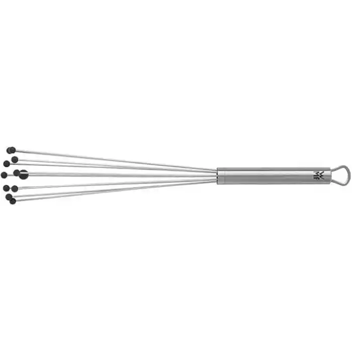 WMF Profi Plus Çırpıcı Halka Aparatı, 32 cm, Silikon Bilyalı Çırpıcı, Cromargan® Yüksek Kaliteli Yarı Mat Paslanmaz Çelik, Isıya Dayanıklı Silikon