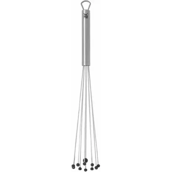 WMF Profi Plus Çırpıcı Halka Aparatı, 32 cm, Silikon Bilyalı Çırpıcı, Cromargan® Yüksek Kaliteli Yarı Mat Paslanmaz Çelik, Isıya Dayanıklı Silikon