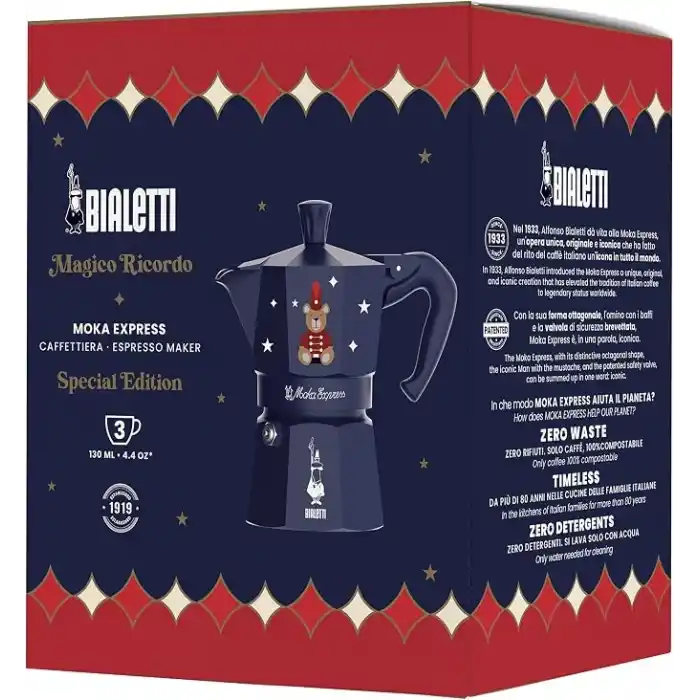 Bialetti Moka Kahve Pişirici 3 Kişilik Teddy Bear