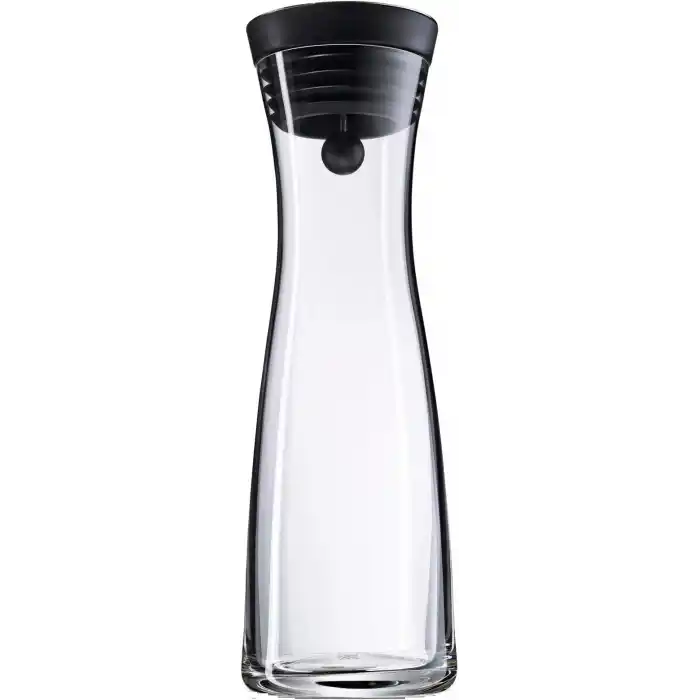 WMF Basic Cam Sürahi, 1 L, Silikon Kapaklı, CloseUp® Kapak Sistemli, Cam Su Sürahisi