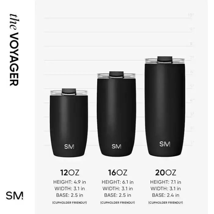 Simple Modern Voyager Tumbler Flip Lid 0,35 L - Blue Dune