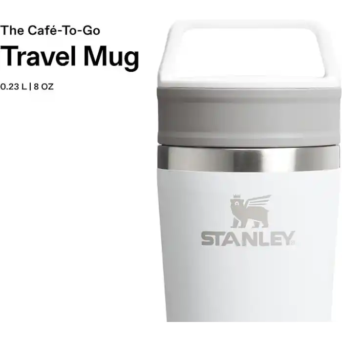 STANLEY Café-to-Go Termos Bardak 0.23 Litre - Beyaz (Frost) | Paslanmaz Çelik