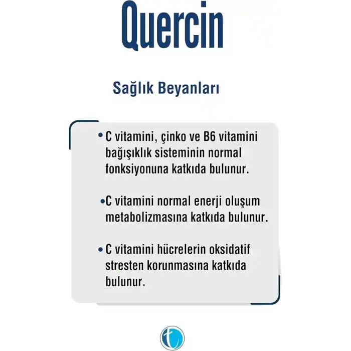 Tab İlaç Quertecin Fitozomal Kuersetin Bromelain 60 Kapsül