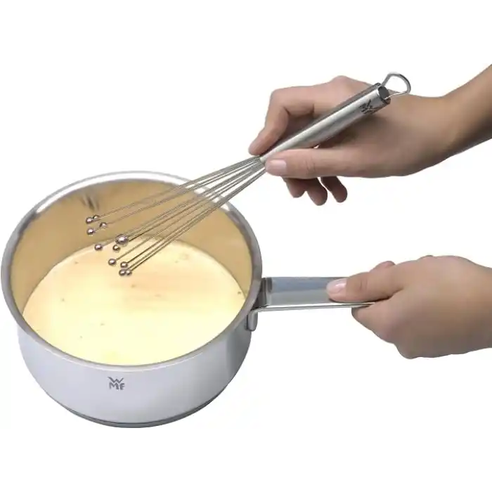 WMF Profi Plus Bilyeli Çırpma Teli, 27 cm, Cromargan® Yüksek Kaliteli Yarı Mat Paslanmaz Çelik, Paslanmaz Çelik Bilyeli Çırpıcı