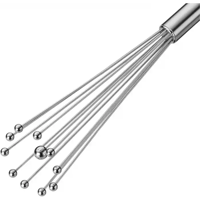 WMF Profi Plus Bilyeli Çırpma Teli, 27 cm, Cromargan® Yüksek Kaliteli Yarı Mat Paslanmaz Çelik, Paslanmaz Çelik Bilyeli Çırpıcı