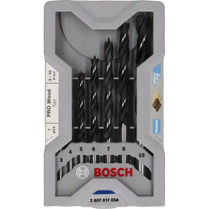 Bosch Professional Accessories Bosch - Ahşap Matkap Ucu Seti 7 Parçalı