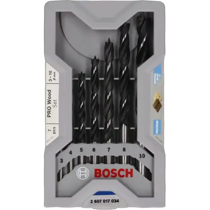 Bosch Professional Accessories Bosch - Ahşap Matkap Ucu Seti 7 Parçalı