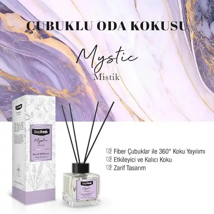 Deep Fresh Çubuklu Oda Kokusu 100 ml (Mistik)