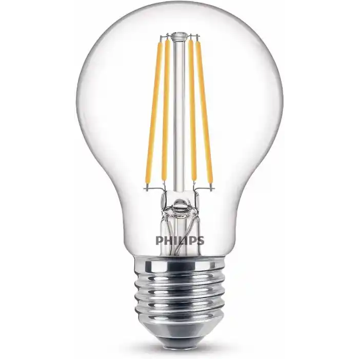 Philips LED Classic 60W A60 E27 Non-Dim 2700K Sarı Işık LED Filament Ampul