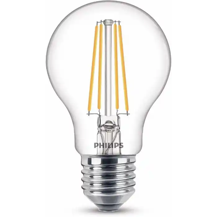 Philips LED Classic 60W A60 E27 Non-Dim 2700K Sarı Işık LED Filament Ampul
