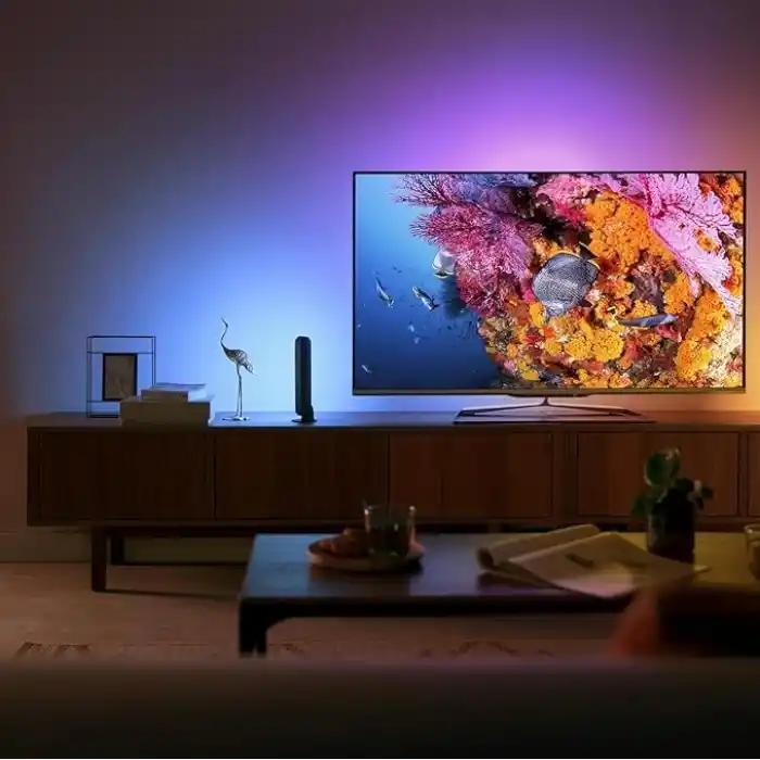Philips Hue Play Pack Ambiance Beyaz ve Renkli, Siyah, 2.6.6W Temel Paket Kiti, Alexa, Google Assistant ve Apple Homekit ile çalışır - 25.000 Saat Ampul Kullanım Ömrü