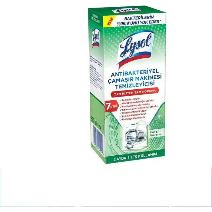 Lysol Antibakteriyel Çamaşır Makinesi Temizleyici Çam ve Okaliptus Ferahlığı 250 ml