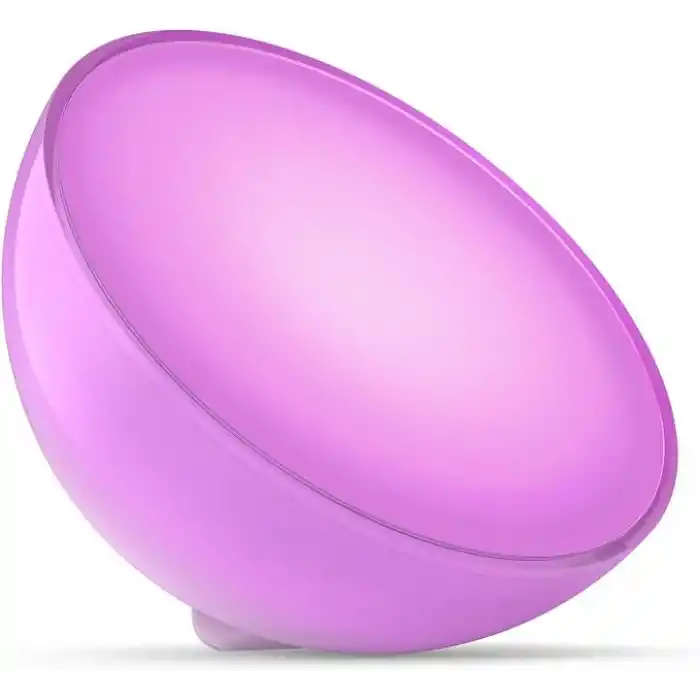 Philips Hue GO V2 Taşınabilir Akıllı Led Masa Lambası, Bluetooth Özellikli, Beyaz ve Renkli