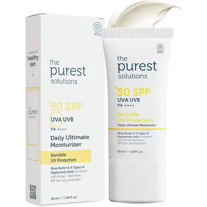 The Purest Solutions, Yüksek Koruma ve Nemlendirici Etkili Güneş Koruyucu Krem SPF 50, 50 ml