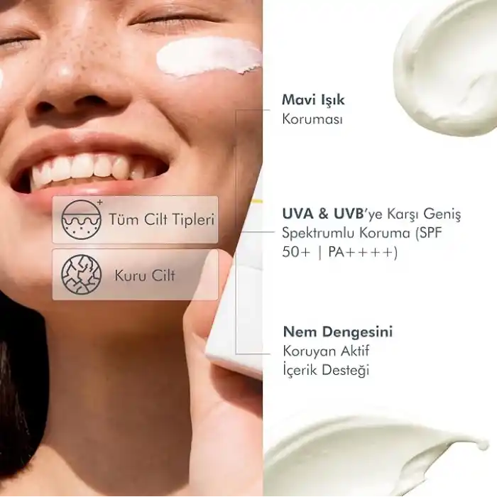The Purest Solutions, Yüksek Koruma ve Nemlendirici Etkili Güneş Koruyucu Krem SPF 50, 50 ml