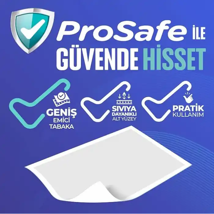 Prosafe Yatak Koruyucu Örtü 60x90cm 30 Adet