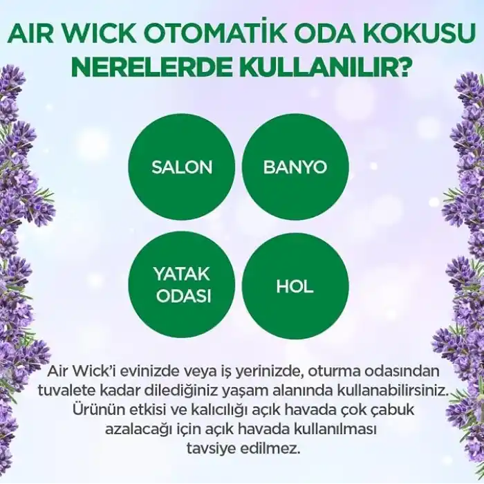 Air Wick Freshmatic Otomatik Sprey & Lavanta Yedek Sprey Oda Kokusu Kiti