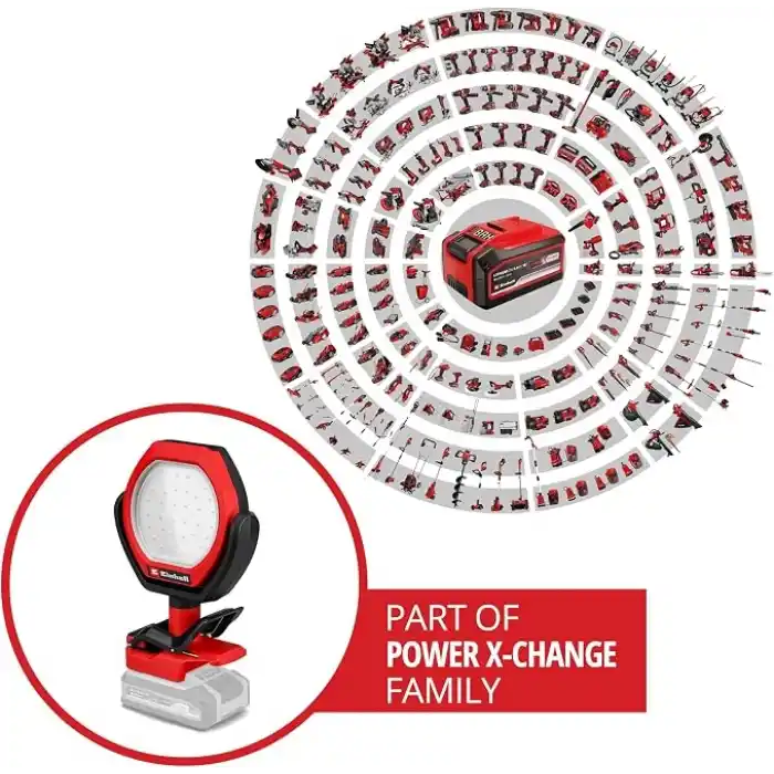 Einhell Akülü Açık Alan Projektörü GC-OL 18/1500 Li-Solo 2320120