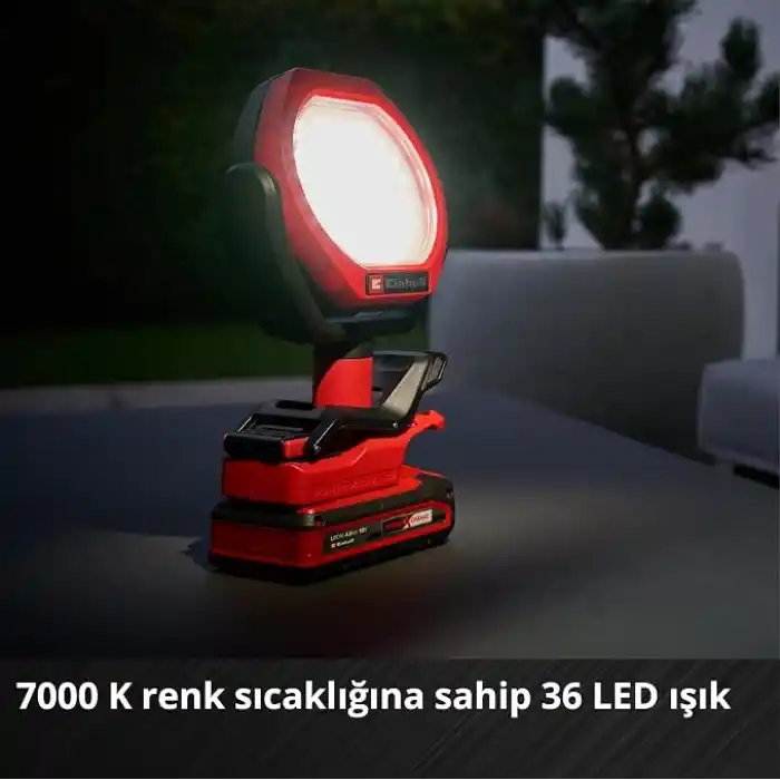 Einhell Akülü Açık Alan Projektörü GC-OL 18/1500 Li-Solo 2320120