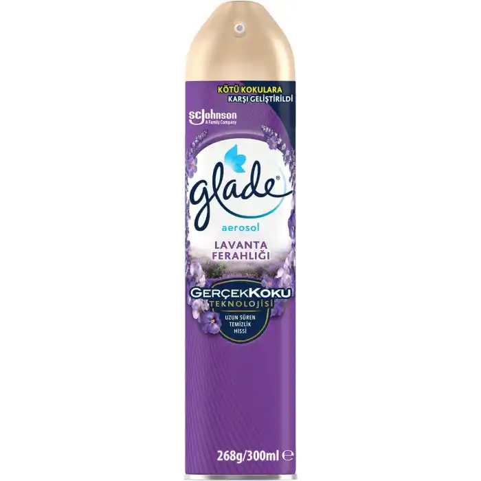 Glade Aerosol Lavanta Ferahlığı Oda Kokusu 300 mL (1 x 300 mL)