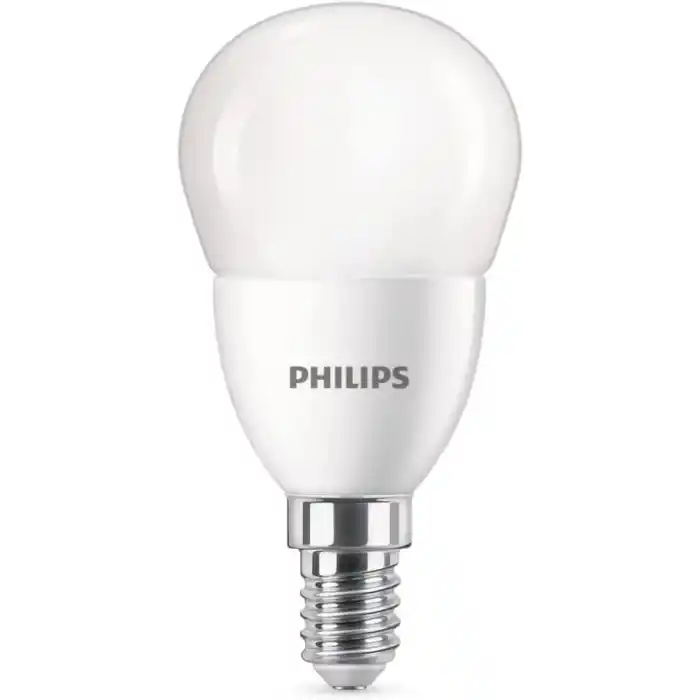 Philips LED 60W P48 E14 Sarı Işık Dim Edilmez Ampul Tekli Paket