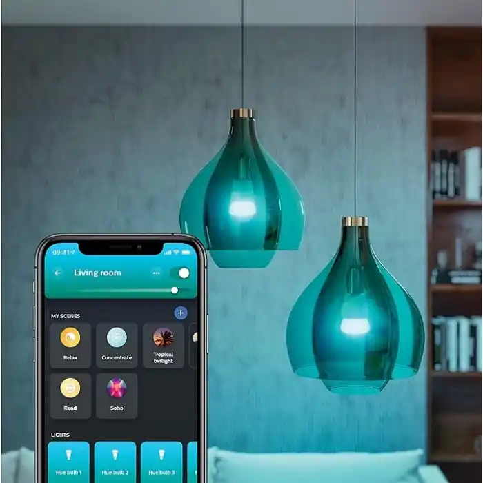 Philips HueWCA 9-75W Renkli Akıllı Ampul E27 Bluetooth Özellikli - 25.000 Saat Ampul Kullanım Ömrü