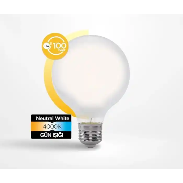 Panasonic Filament Ampul E27 11W 1521LM 4000K Milky