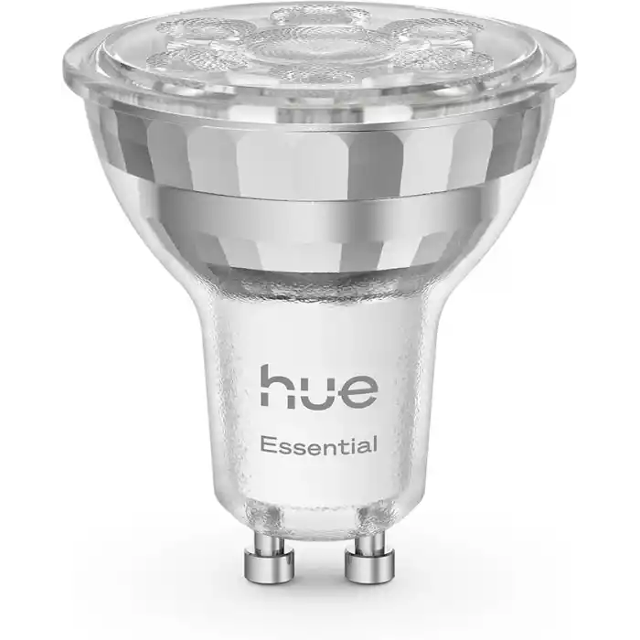 Philips Hue Essential 4.7W GU10 345 Lumen Renkli Akıllı Spot Ampul (2li Ekopaket) - 15.000 Saat Ampul Kullanım Ömrü