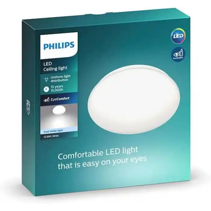 Philips CL200 Fonksiyonel Tavan Lambası 6W 4000K Gün Işığı Entegre LED