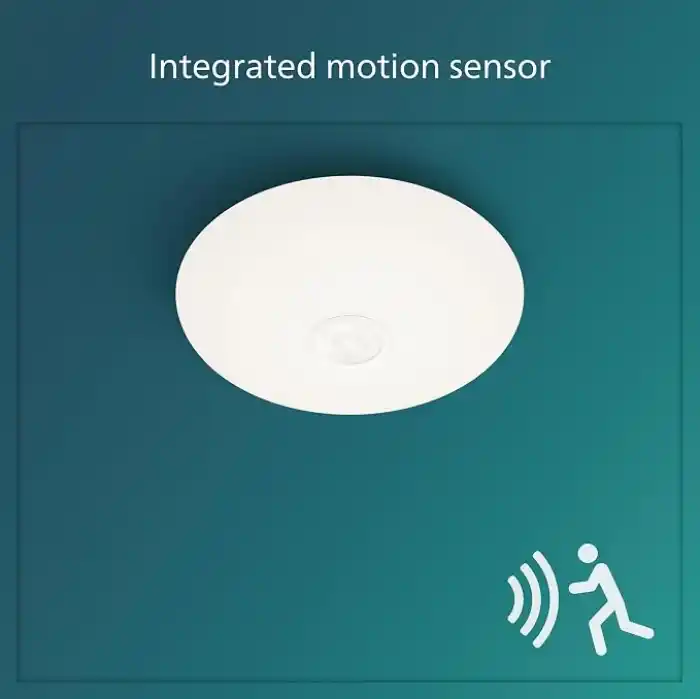 Philips Mauve Hareket Sensörlü Yuvarlak Tavan Lambası 6W 4000K Gün Işığı