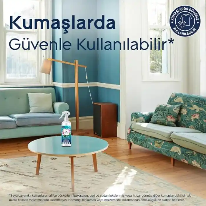 Glade Ev ve Tekstil Spreyi Okyanus 450 ml, Leke Bırakmaz