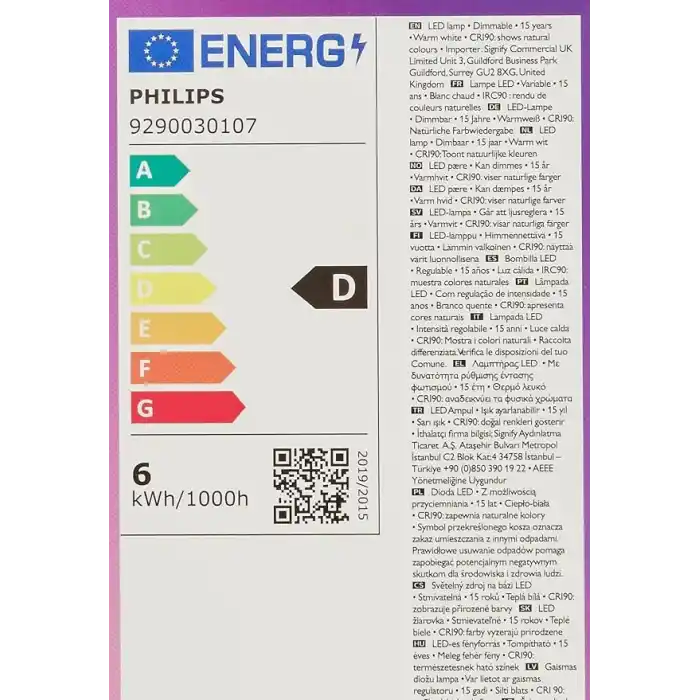 Philips LED Classic 60W ST64 E27 Kısılabilir Filament Ampul WGD90