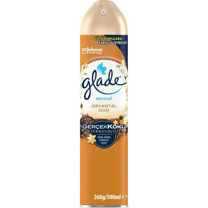 Glade Aerosol Oryantal Oud Oda Kokusu 300 mL (1 x 300 mL)