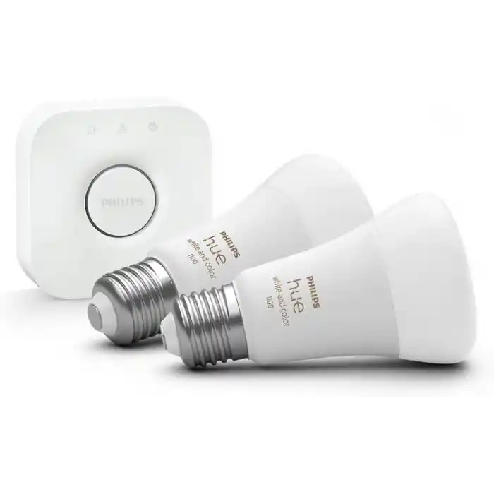 Philips HueWCA 9W E27 Renkli Akıllı Ampul 2li Başlangıç Seti
