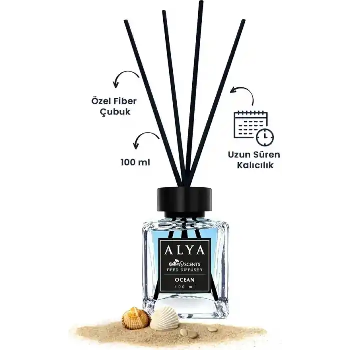 ALYA Natures Scents Oceann Bambu Çubuklu Oda Kokusu